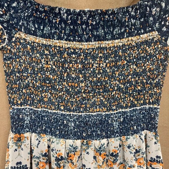 Tularosa x Revolve Women Floral Maxi Dress Size S Lined Smocked Cottagecore Boho - Picture 4 of 9